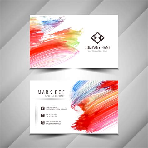 visiting card background color|25+ Best Free Business Visiting Card Template Designs .